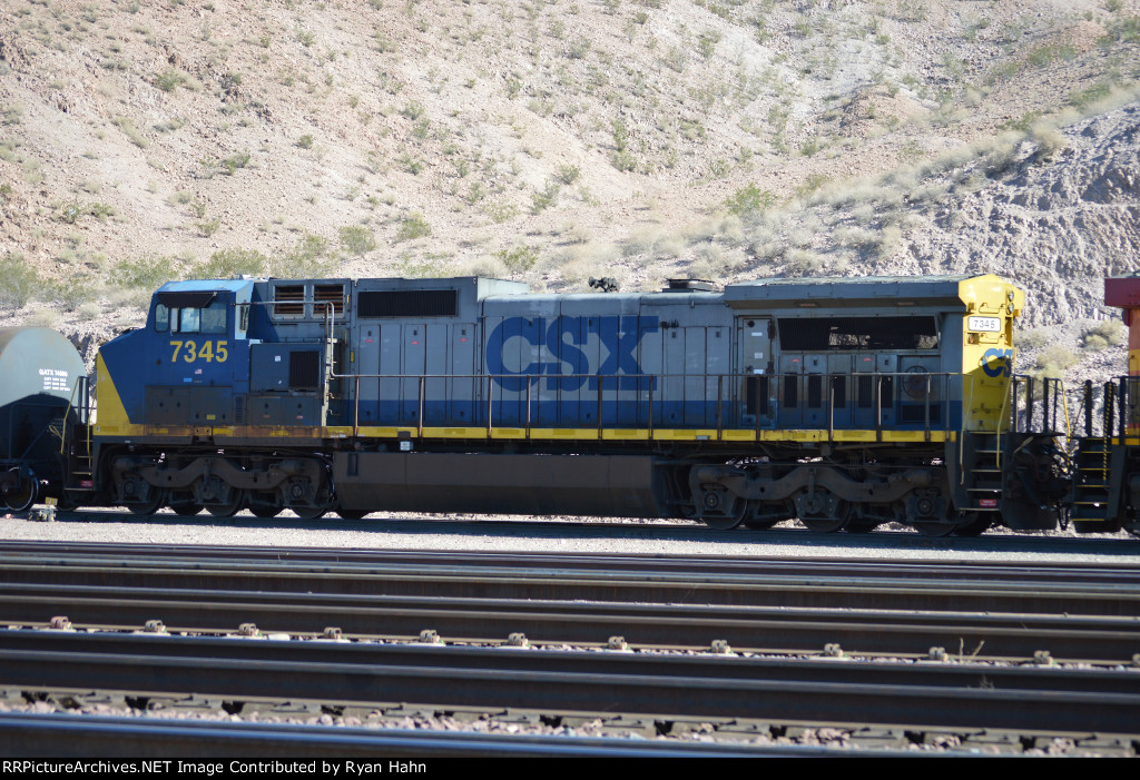 Ex Conrail Dash 8 In Barstow